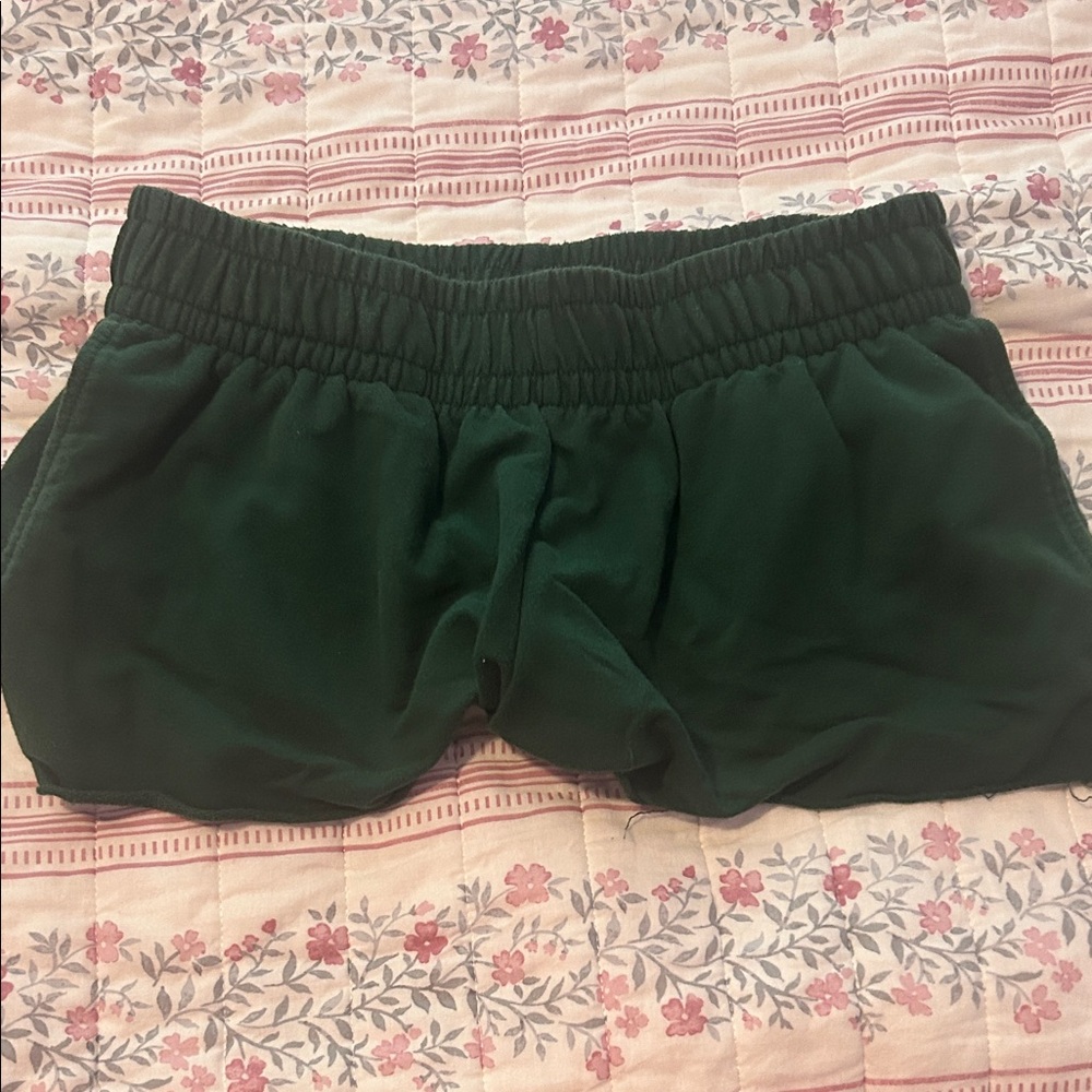 Target Women's Athletic Shorts - Dark Green, Black, Gray - Picture 2 of 4